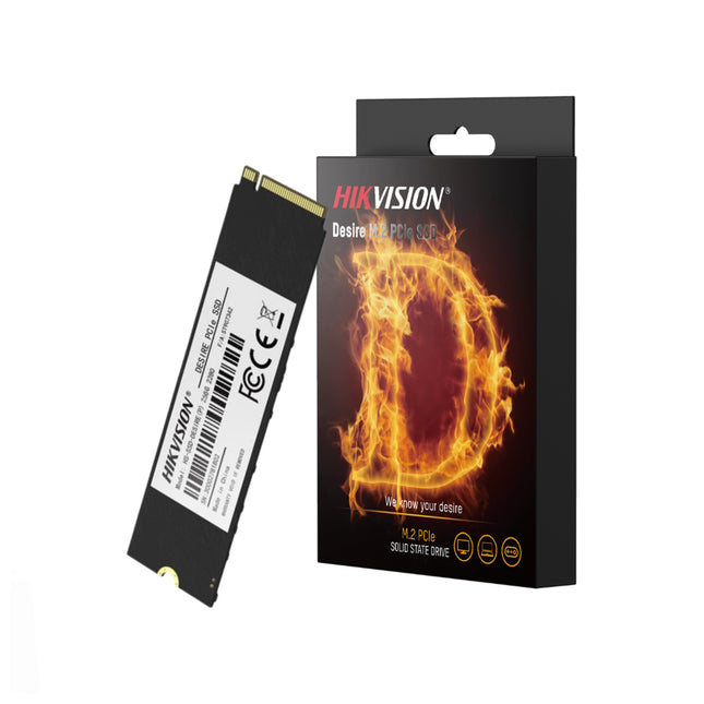 Disque dur SSD interne Hikvision Desire M.2 PCIe 256GB, stockage rapide pour ordinateur portable ou PC.