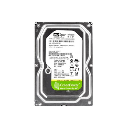 Disque dur recyclé Western Digital 1TB 3.5" remis a neuf