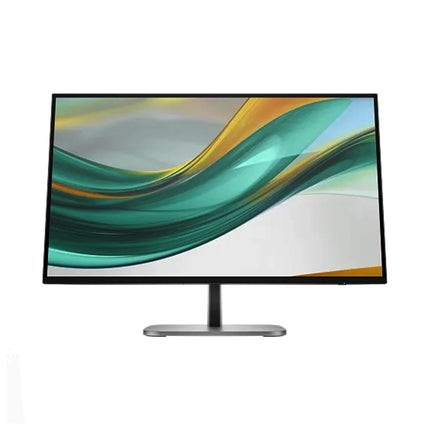 Écran HP S5 Pro 27 pouces, résolution FHD, façade avec écran large, affichage clair et détails précis.