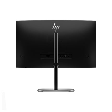 Écran HP S5 Pro 27 pouces, résolution FHD, affichage clair, avec cadre noir et connectique visible.