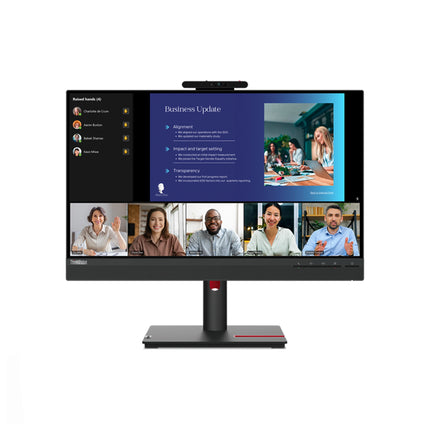 Écran Lenovo ThinkVision T24V-30 24 pouces avec écran large et cadre fin, affichage clair et design moderne.