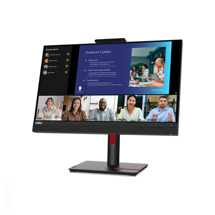 Écran Lenovo ThinkVision T24V-30 24 pouces avec écran LCD, design élégant, affichage clair et détails précis.