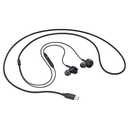 Écouteurs Intra-Auriculaires Samsung AKG – Connecteur USB-C, Son Haute Définition, Noir – EO-IC100BBEGEU