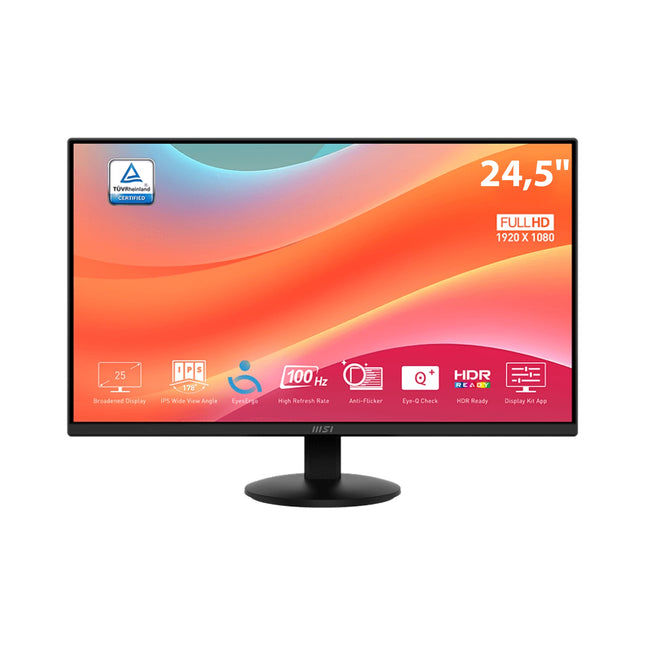 Écran Full HD MSI PRO MP252L 24,5 pouces (9S6-3PD7CT-012)