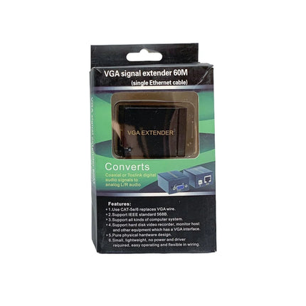 Extender de Signal VGA 60 Mètres Cable Ethernet