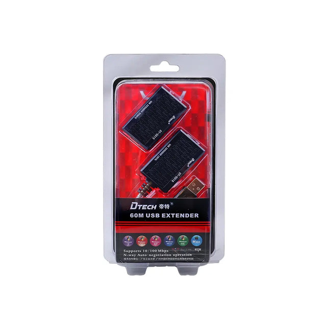 Extendeur USB 60m Par câble Ethernet RJ45