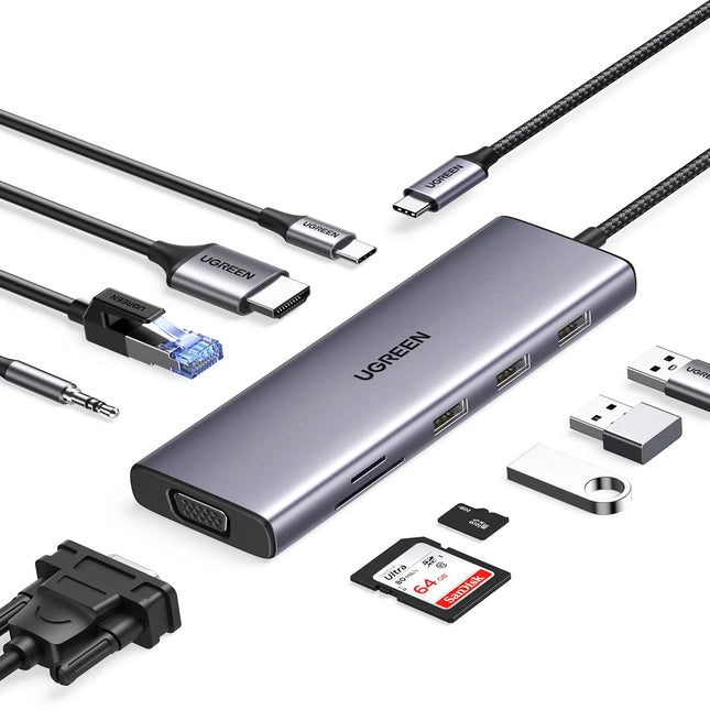HUB USB-C 10 EN 1 Ugreen (15601)