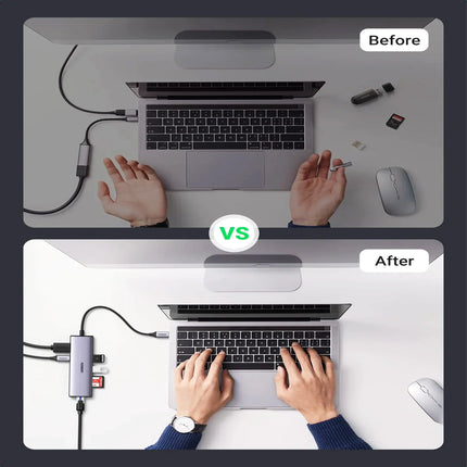 HUB USB-C 7 EN 1 Ugreen avec HDMI 4K 60Hz (90568)