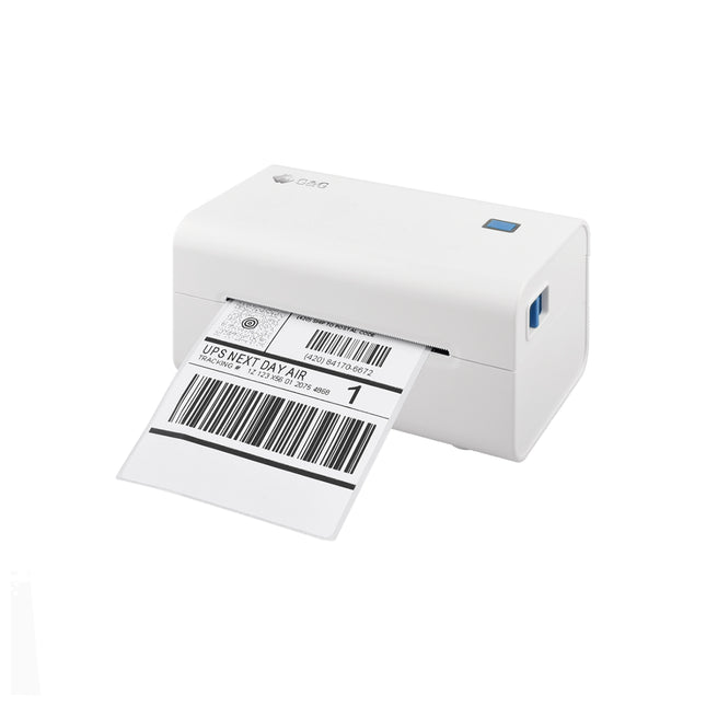 Imprimante ticket G&G D410 avec connectivité USB, Bluetooth et Wi-Fi, idéale pour l'impression de tickets professionnels.