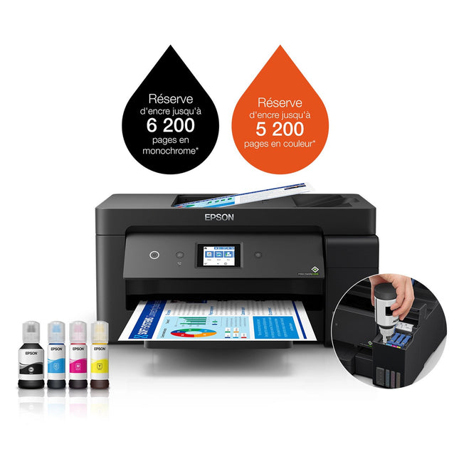 Imprimante Epson Ecotank L14150 A3+ couleur Wi-Fi RECTO & VERSO (C11CH96403) à réservoirs rechargeables