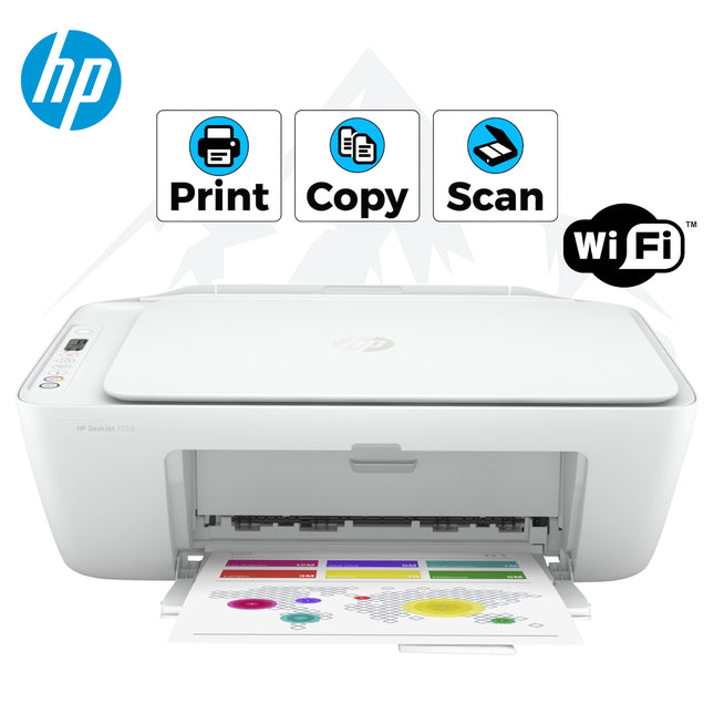 Imprimante HP DESKJET 2720 Jet d'encre WiFi A4 (3XV18B)