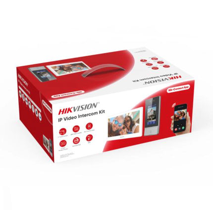 KIT INTERPHONE HIKVISION IP VIDEO 2*2MP FACIAL (DS-KIS902-S)
