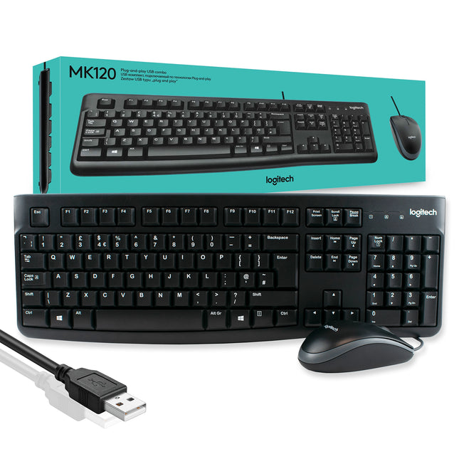 Kit Clavier & Souris Logitech MK120 (920-002539)