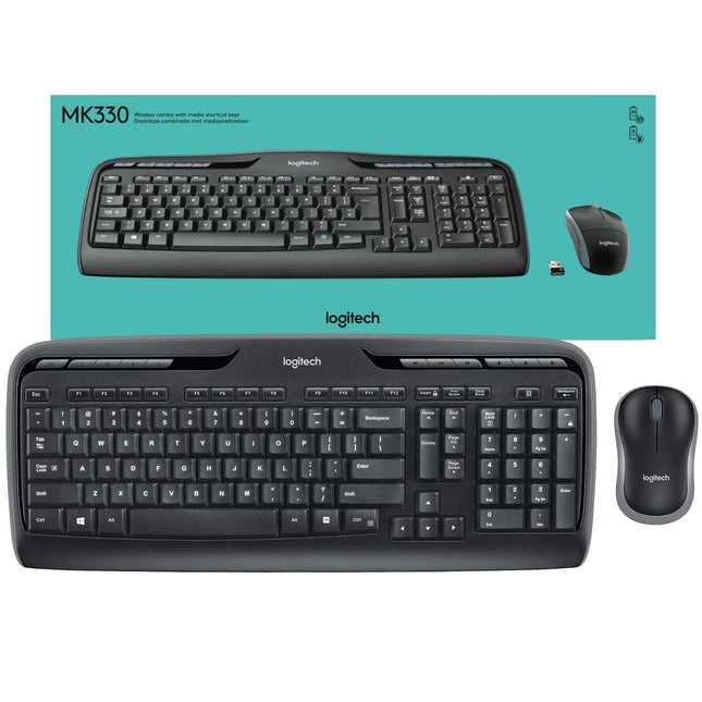 Kit Clavier & Souris Logitech MK330 sans fil (920-003968)