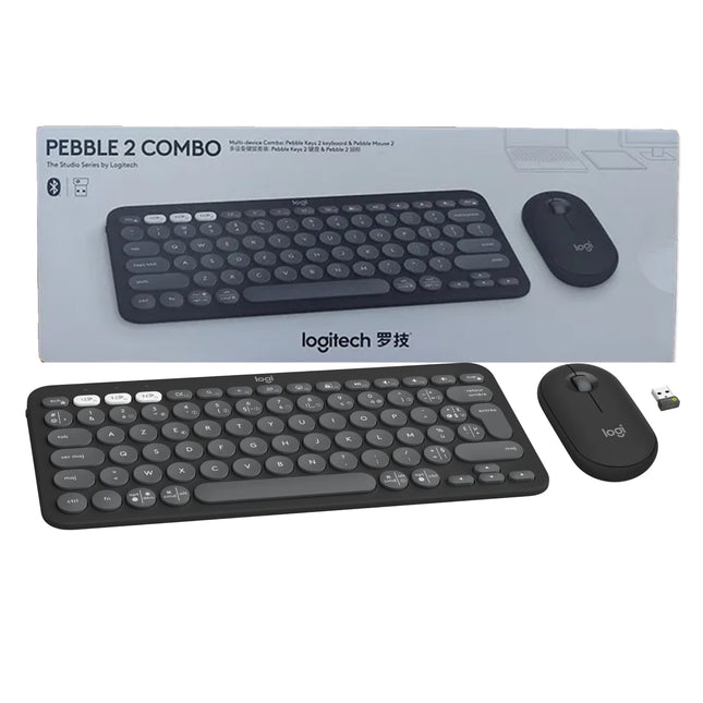 Kit Clavier & Souris Logitech PEBBLE 2 sans fil (920-012209)