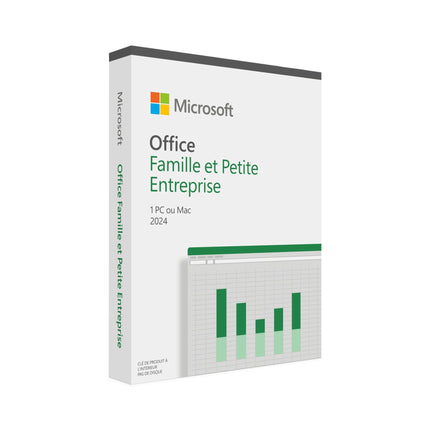 Licence Microsoft Office Famille Et Petite Entreprise 2024 Français 1 PC OU MAC À VIE (EP2-06659)