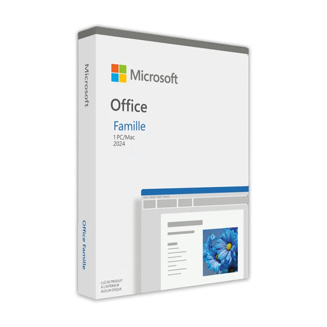 Licence Microsoft office Famille 2024 francais 1 Pc Ou Mac à vie (EP2-06843)