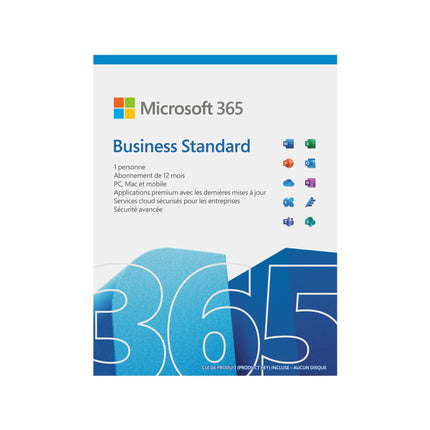 Licence Microsoft Office 365 Business Standard Français 1 Personne 1 AN (KLQ-00667)