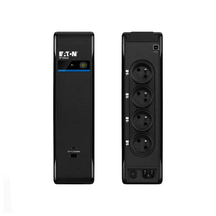 Onduleur Eaton 1700VA 1040W avec port USB, modèle Elipse, protection électrique fiable pour appareils électroniques.