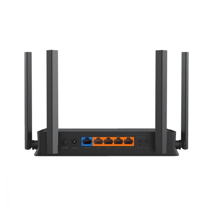 Point d'accès Tplink Archer BE220 WiFi 7 BE3600 en bande duale, visible avec antennes et ports Ethernet.
