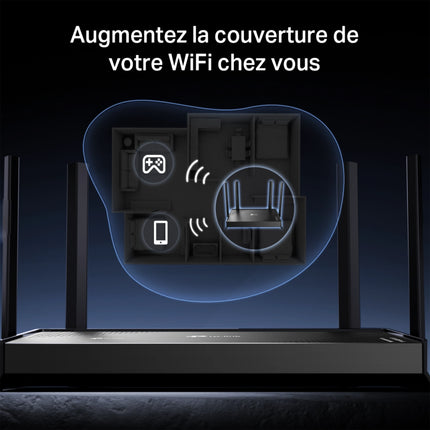 Point d'accès Tplink Archer BE220 WiFi 7 BE3600 bi-bande, connectivité fiable et rapide pour réseau domestique ou professionnel.