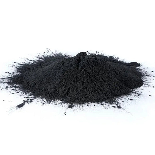 Poudre de toner noir adaptable de 1kg, utilisée pour impression laser, sans marque, visible dans un emballage noir.