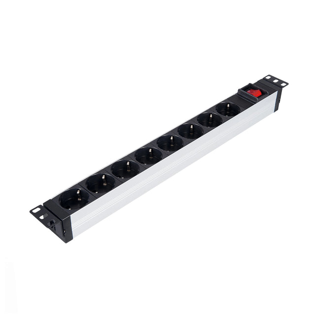 Rallonge d’armoire interne 8 ports pour PDU, câble de connexion électrique, compatible avec équipements informatiques.