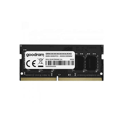 Barrette mémoire RAM 16GB DDR4 GOODRAM ADATA 3200MHz CL22 pour ordinateur de bureau, vue en gros plan.