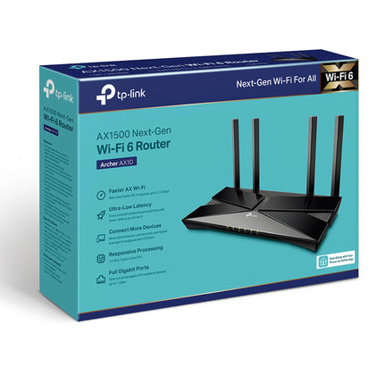 Routeur Tplink Archer AX10 AX1500 bi-bande Gigabit WiFi 6