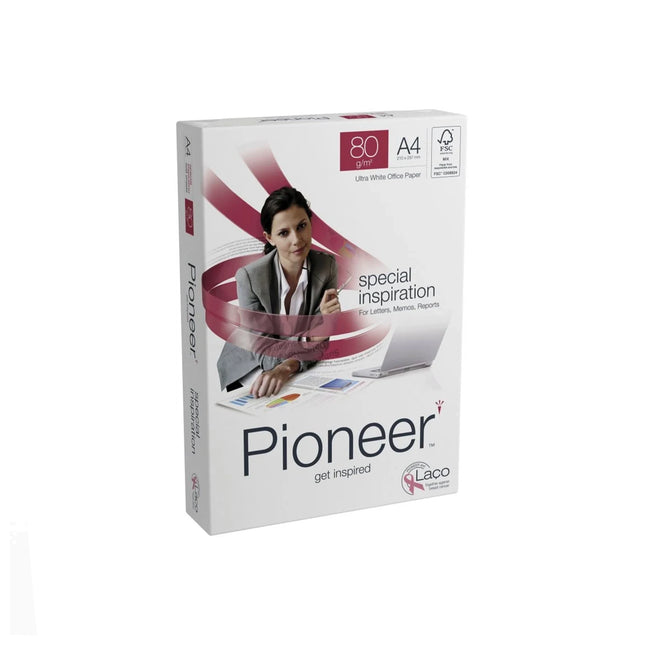 Ramette de papier A4 Pionner 80g 500 feuille