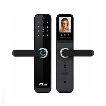 SERRURE SMART WDLINK WDO7PB BLACK CAMÉRA INTÉGRÉE - BIOMÉTRIQUE