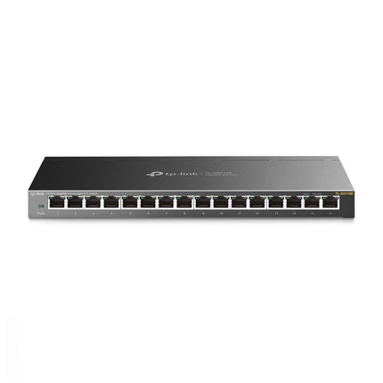 Switch TP-Link TL-SG116E, commutateur réseau 16 ports gigabit pour connexions Ethernet rapides, vue du produit.