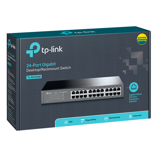 Switch Tplink 24 port gigabit non administrable TL-SG1024D