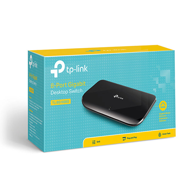 Switch Tplink 8 port gigabit non administrable TL-SG1008D