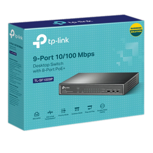 Switch Tplink 8 port poe non administrable TL-SF1009P