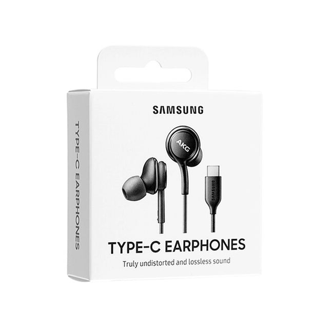 Écouteurs Intra-Auriculaires Samsung AKG – Connecteur USB-C, Son Haute Définition, Noir – EO-IC100BBEGEU