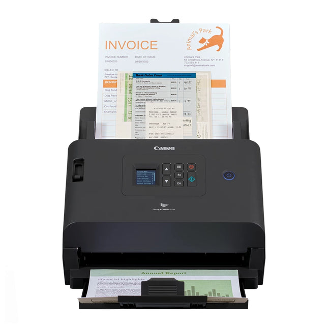 SCANNER CANON DR-S250N RÉSEAU COULEUR A4 R/V 50 B&WPPM 50PPM