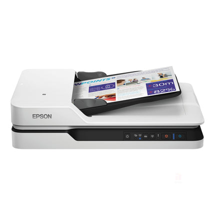 Scanner à plat Epson WorkForce DS-1660W (B11B244402) avec chargeur de papier