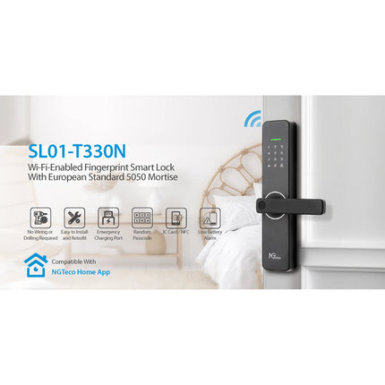 Serrure NGTeco Intelligente biométrique (SL01-T330N)