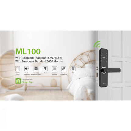 Serrure ZKTeco intelligente Wi-Fi (ML100)