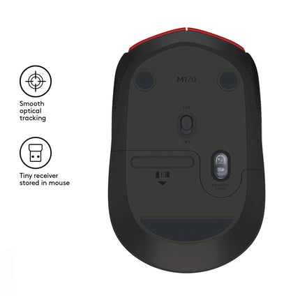 Souris sans fil Logitech M171 RED (910-004641)