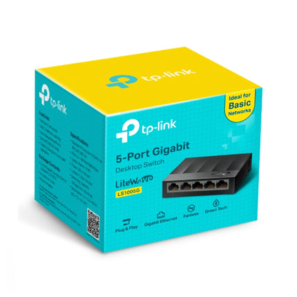 Switch TPLink 5 Ports Gigabit Ethernet Bureau Plug & Play (LS1005G)