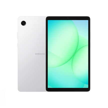 Tablette Samsung Galaxy A11 Lite en argent, écran de 8,7", processeur Helio G99, 4 Go RAM, 64 Go, 4G, caméra 5 MP et 8 MP