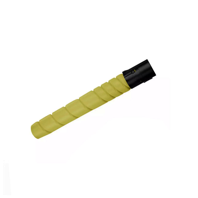 Toner adaptable Konica Minolta TN328 jaune pour imprimante, carton de toner jaune compatible avec la marque Konica Minolta.