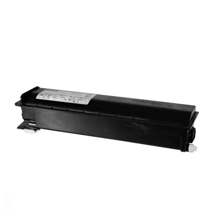 Cartouche de toner adaptable Toshiba T4590E noire pour imprimante, visible avec emballage élégant et design noir.