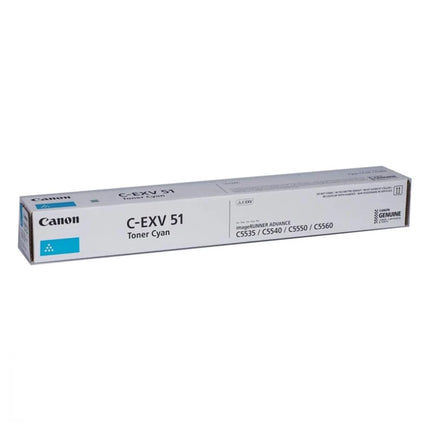 TONER CANON ORIGINAL C-EXV51 CYAN
