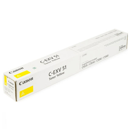 TONER CANON ORIGINAL C-EXV51 YELLOW