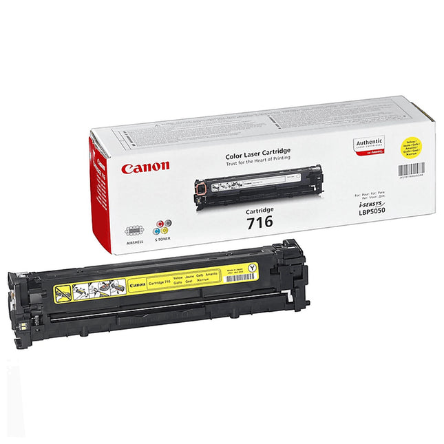 TONER ORIGINAL CANON 716 JAUNE (1977B002AA)
