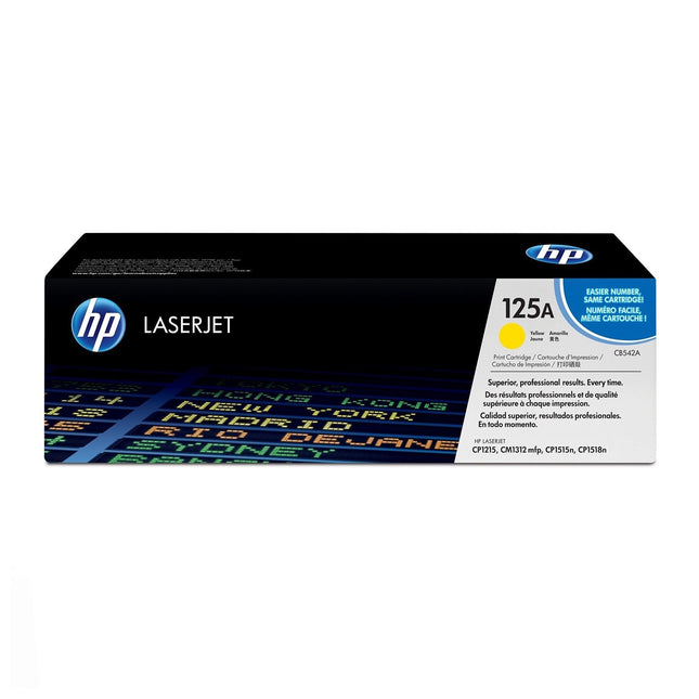 TONER ORIGINAL HP 125A JAUNE LASERJET (CB542A)