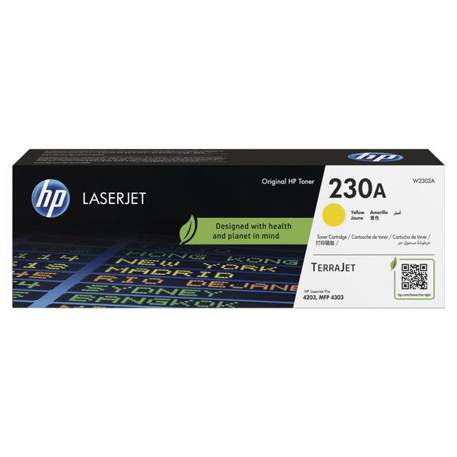 TONER ORIGINAL HP 230A JAUNE LASERJET (W2302A)